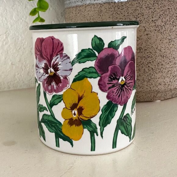 Potpourri Designs vintage pansies mug - Picture 8 of 10